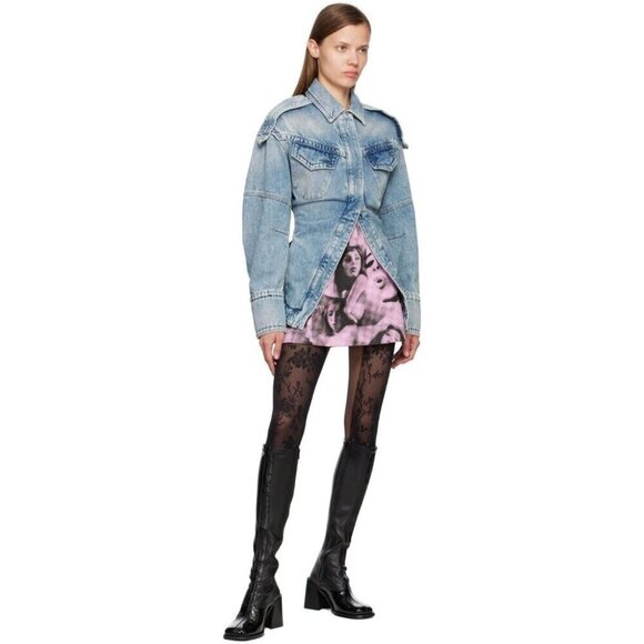 Justine Clenquet Eddie Tall Boots 42 US 12 Womens Black SSENSE Exclusive $430 - Picture 2 of 15